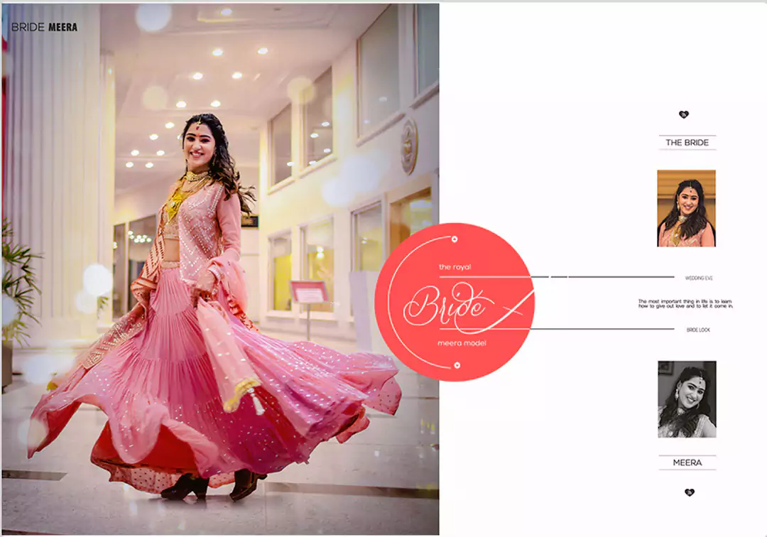 Bride Groom portrait DM photo album